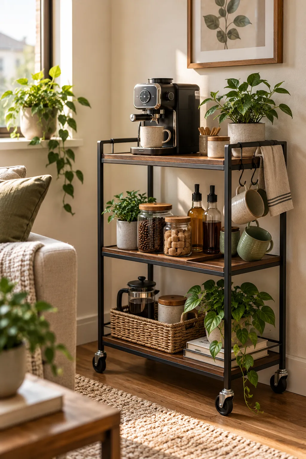 Best Coffee Bar Carts for Small Spaces